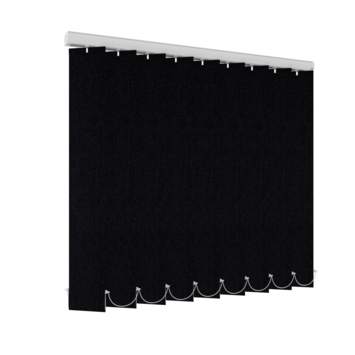 GAMMA stoffen lamellen verduisterend gewoon raam 3105 zwart