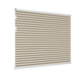 GAMMA enkel plisségordijn lichtdoorlatend gewoon raam 7135 taupe