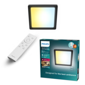 Philips Valen LED plafondlamp 13W zwart