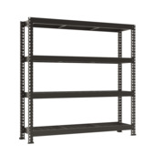 Handson Mega opbergrek Zwart – 180x180x60 cm – 400 kg draaggewicht per plank