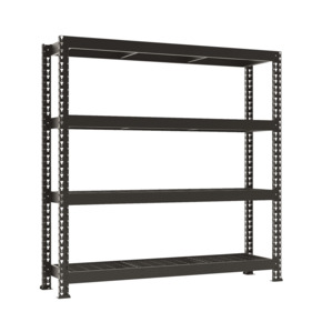 Handson Mega opbergrek Zwart – 180x180x60 cm – 400 kg draaggewicht per plank