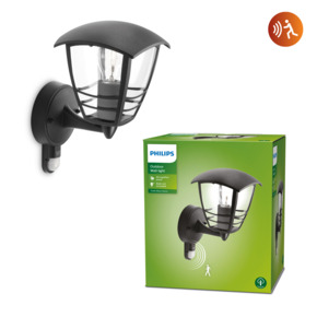 Philips buitenlamp MyGarden Creek zwart met bewegingssensor up
