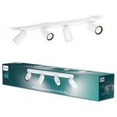 Philips opbouwspot MyLiving Pongee LED Wit 4 x 5.5W