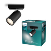 Philips opbouwspot Kosipo LED zwart 230V
