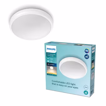 Philips badkamer LED plafondlamp Doris 1x6W 2700K wit