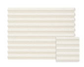 Kleurstaal GAMMA dupli plisségordijn lichtdoorlatend wit (kleurnr. 8241) op maat