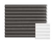 Kleurstaal GAMMA dupli plisségordijn lichtdoorlatend grijs (kleurnr. 8240) op maat