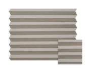 Kleurstaal GAMMA enkel plisségordijn lichtdoorlatend beige (kleurnr. 7224) op maat