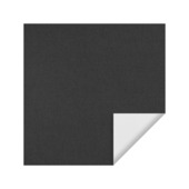 Kleurstaal GAMMA rolgordijn verduisterend zwart (kleurnr. 1163) op maat