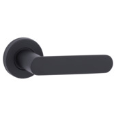 Deurkruks Boedapest rond rozet RVS look zwart