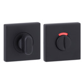 GAMMA vrij-bezet vierkant rozet zwart (RVS)