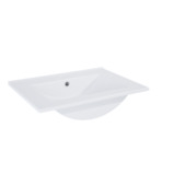 Atlantic wastafel Kyra wit keramiek 60 cm