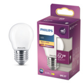 Philips LED kogel E27 5,9W mat niet dimbaar