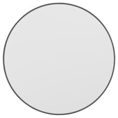 Haceka badkamerspiegel Deco mat zwart Ø 60 cm rond