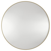 Haceka badkamerspiegel Deco geborsteld goud Ø 80 cm rond