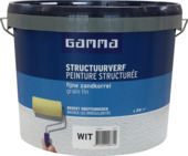 GAMMA structuurverf wit 10 liter