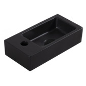 Marho fonteinset compleet links Ondine S mini mat zwart