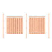 Schutting startpakket Royal Douglas hout geschaafd bruin 3,8 m