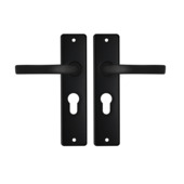 AXA binnendeurbeslag edge blokkruk pc55 zwart