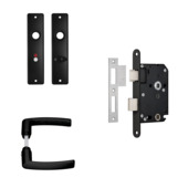 AXA binnendeurbeslag edge blokkruk toilet 63-8 met slot