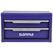 GAMMA robuuste compacte gereedschapskast met laden blauw