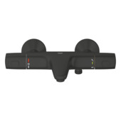 Grohe Thermostatische Badkraan Precision Trend  met omstel 15cm Mat Zwart