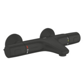 Grohe Thermostatische Badkraan Precision Trend  met omstel 15cm Mat Zwart