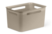 Rotho opbergmand Brisen cappuccino beige 16 L
