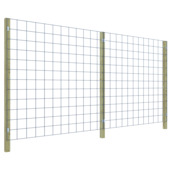 Gaas startpakket tuinhek grenen hout 180 x 180 cm