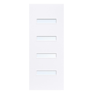 Arne & Bodil binnendeur ABD16 blank glas - extra wit afgelakt