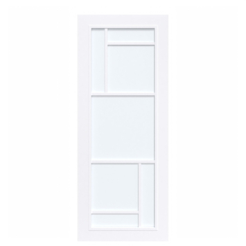 Arne & Bodil binnendeur ABD509 satijnglas - extra wit afgelakt - glaslat extra wit