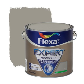 GAMMA | Flexa Expert muurverf grijsbruin mat liter kopen?