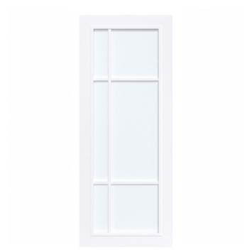 Arne & Bodil binnendeur ABD501 satijnglas - extra wit afgelakt - glaslat extra wit