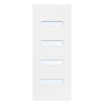 Arne & Bodil binnendeur ABD16 blank glas - wit afgelakt