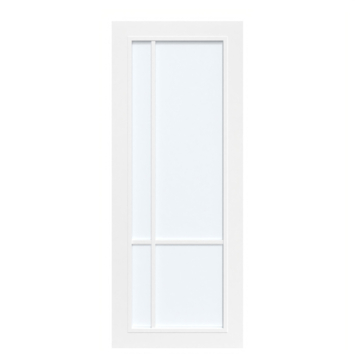 Arne & Bodil binnendeur ABD522 satijnglas - wit afgelakt - glaslat wit