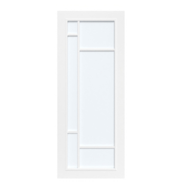 Arne & Bodil binnendeur ABD500 satijnglas - wit afgelakt - glaslat wit