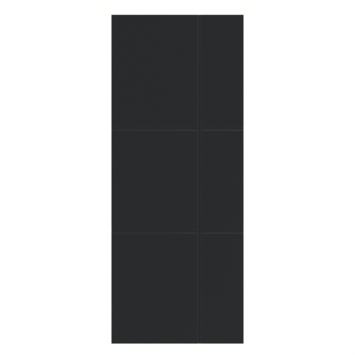 Arne & Bodil binnendeur ABE156 diep zwart afgelakt