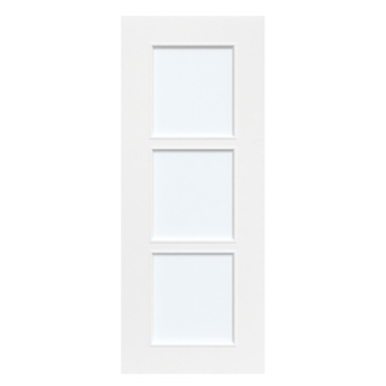 Arne & Bodil binnendeur ABD21 satijnglas - wit afgelakt