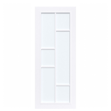 Arne & Bodil binnendeur ABD506 satijnglas - extra wit afgelakt - glaslat extra wit