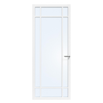Arne & Bodil binnendeur ABE107 blank glas - wit afgelakt