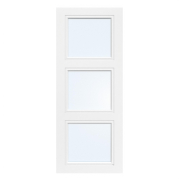 Arne & Bodil binnendeur ABT306 blank glas - wit afgelakt