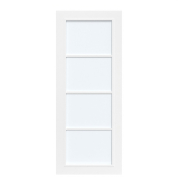 Arne & Bodil binnendeur ABD524 satijnglas - wit afgelakt - glaslat wit