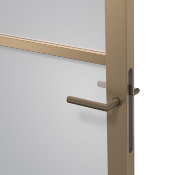 Arne & Bodil binnendeur ABE100 rook glas - metallic brons staallook afwerking