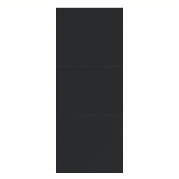 Arne & Bodil binnendeur ABD554 diep zwart afgelakt