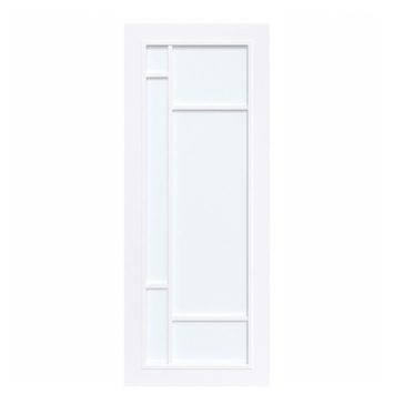 Arne & Bodil binnendeur ABD500 satijnglas - extra wit afgelakt - glaslat extra wit