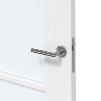 Arne & Bodil binnendeur ABB104 satijnglas - wit afgelakt - glaslat wit