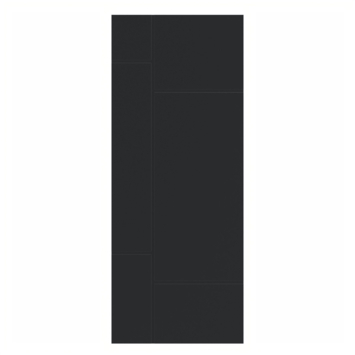 Arne & Bodil binnendeur ABD550 diep zwart afgelakt