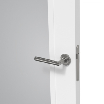 Arne & Bodil binnendeur ABD500 rook glas - wit afgelakt - glaslat wit