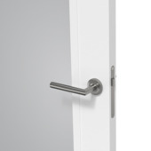 Arne & Bodil binnendeur ABD500 rook glas - wit afgelakt - glaslat wit