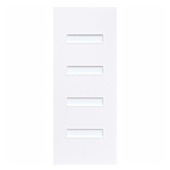 Arne & Bodil binnendeur ABD16 satijnglas - extra wit afgelakt